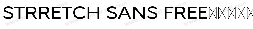 STRRETCH SANS FREE字体转换